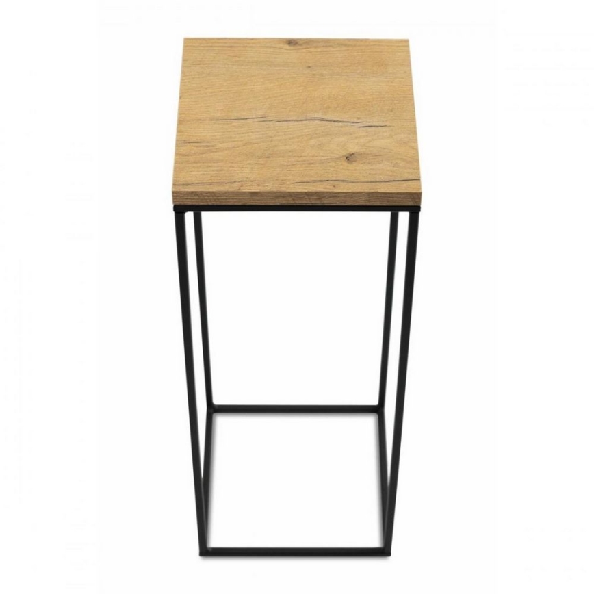 Soporte para plantas BASICLOFT 60x24 negro/marrón