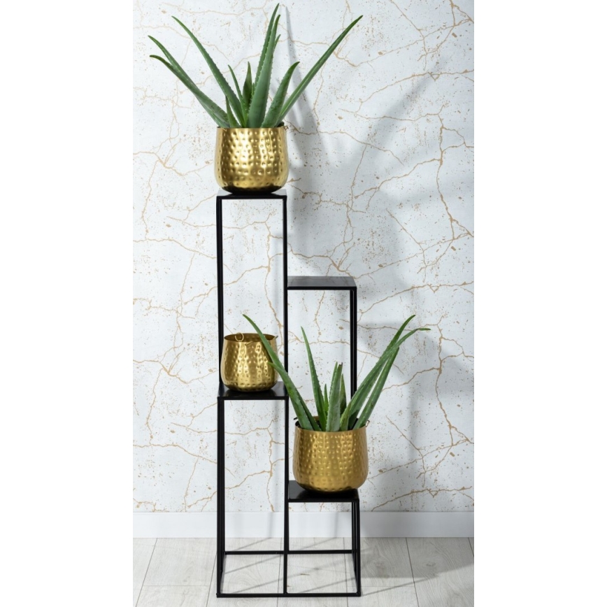 Soporte para plantas KASKADA 110x40 negro
