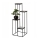 Soporte para plantas KASKADA 110x40 negro