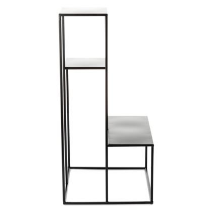 Soporte para plantas KASKADA 85x40 cm negro