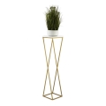 Soporte para plantas LOFT 100x24 cm dorado/blanco