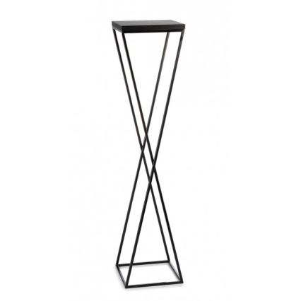 Soporte para plantas LOFT 100x24 cm negro
