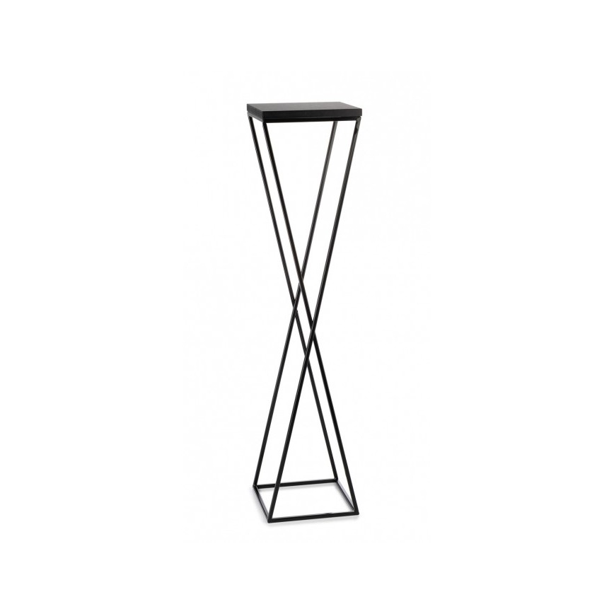Soporte para plantas LOFT 100x24 cm negro