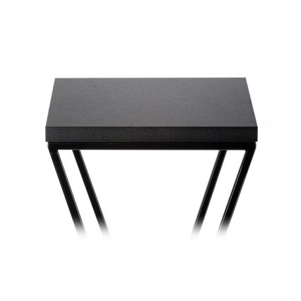 Soporte para plantas LOFT 100x24 cm negro