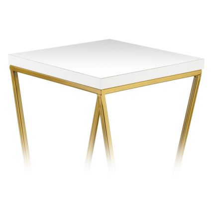 Soporte para plantas LOFT 40x24 cm dorado/blanco