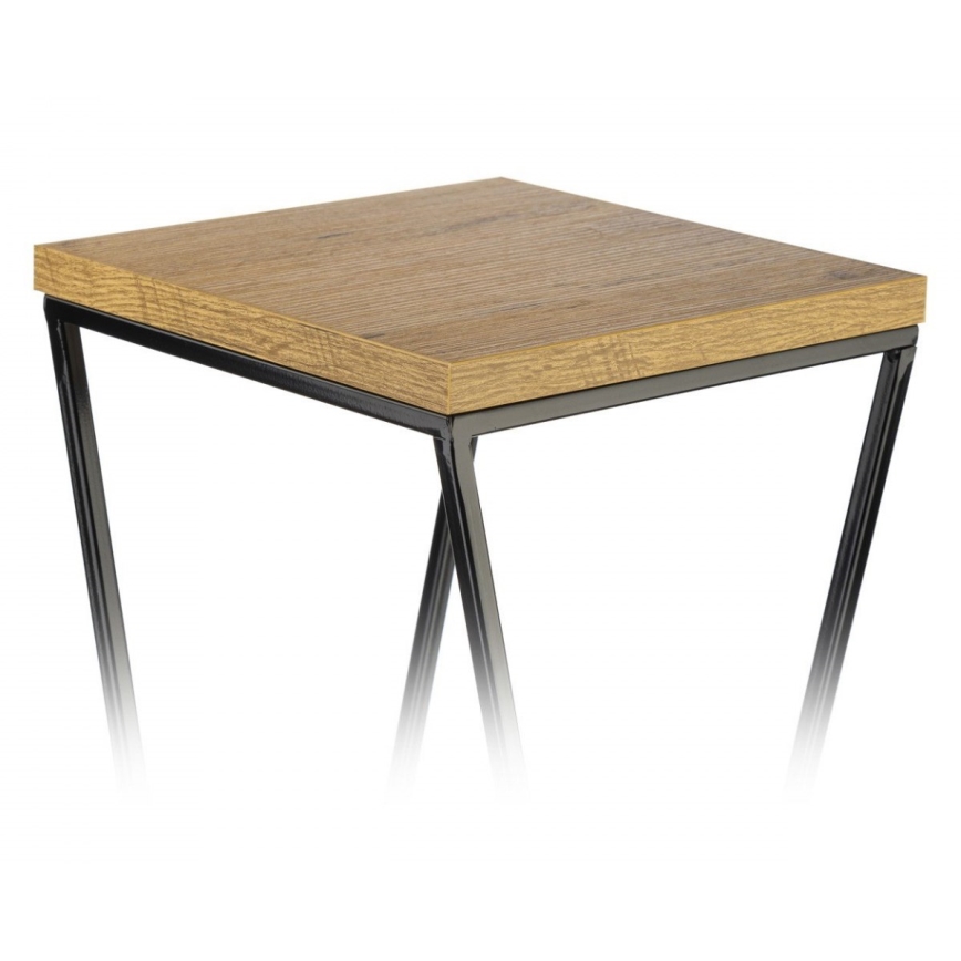 Soporte para plantas LOFT 40x24 cm negro/marrón