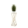 Soporte para plantas LOFT 70x24 cm dorado/blanco