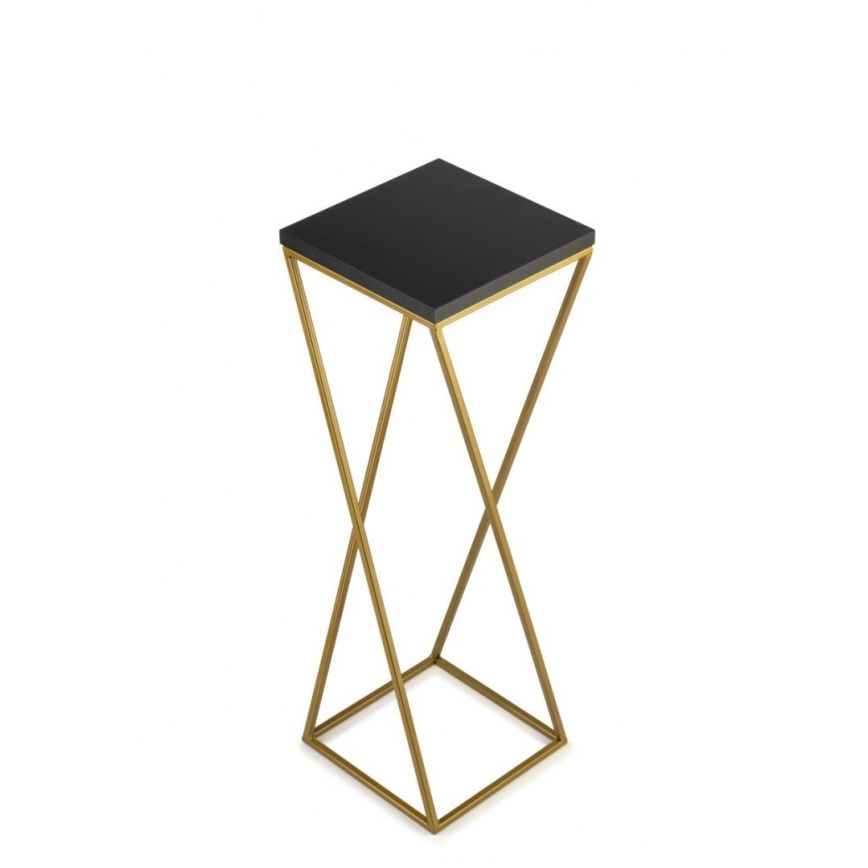 Soporte para plantas LOFT 70x24 cm dorado/negro