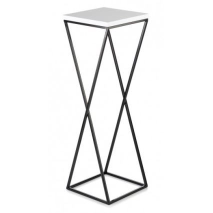 Soporte para plantas LOFT 70x24 cm negro/blanco