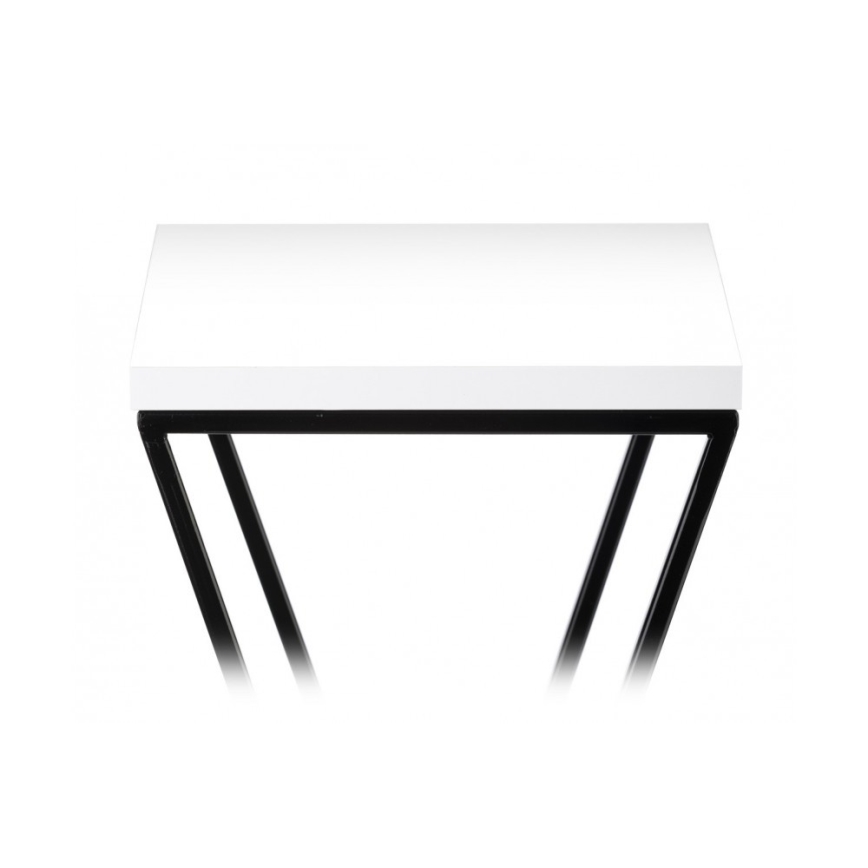 Soporte para plantas LOFT 70x24 cm negro/blanco