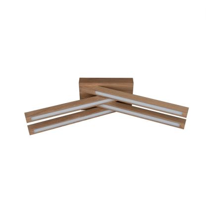 LED lámpara de techo de superficie LINUS 4xLED/4,5W/230V acabado roble mate