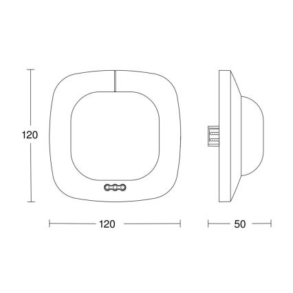 Steinel 002756 - Detector de presencia IR Quattro HD 24m DALI-2 APC blanco