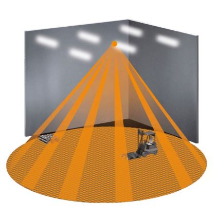 Steinel 058364 - Sensor de movimiento IS 3360 MX Highbay V3 KNX IP54 cuadrado blanco