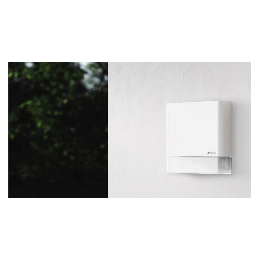 Steinel 066109 - Sensor de movimiento para exteriores IS 180 DIGI HD COM1 IP54 blanco