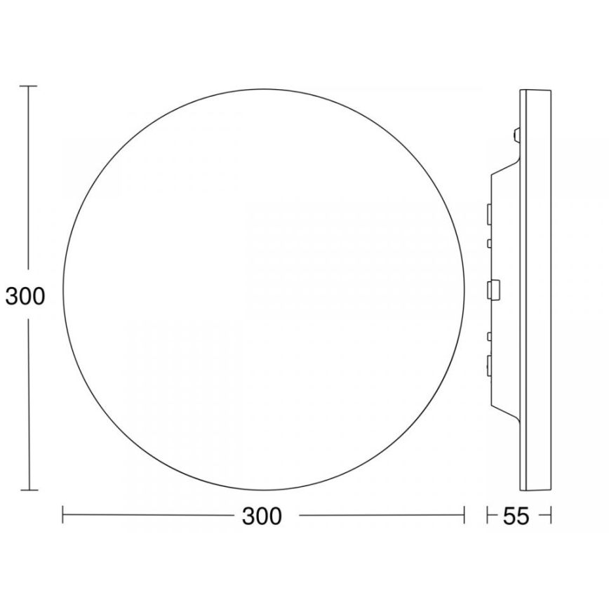 Steinel 068424 - SET 5x Plafón LED regulable con sensor RS PRO R10 BASIC SC LED/8,5W/230V 4000K IP40