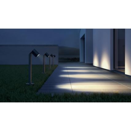 Steinel 068677 - Lámpara LED exterior SPOT WAY 1xGU10/6,7W/230V IP44 antracita