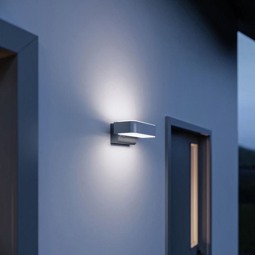 Steinel 079307- Aplique LED de exterior L810C LED/9,8W/230V IP44 antracita