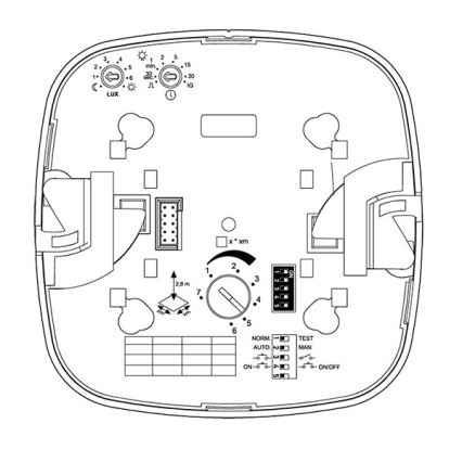 Steinel 079369 - Detector de presencia IR Quattro HD 24m COM1 blanco