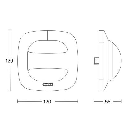 Steinel 079499 - Detector de presencia Dual HF DALI-2 APC blanco