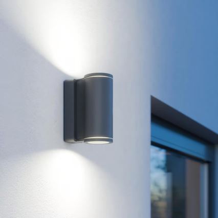 Steinel 087746 - Aplique de pared LED para exterior 2xGU10/14,5W/230V L 940 C IP44