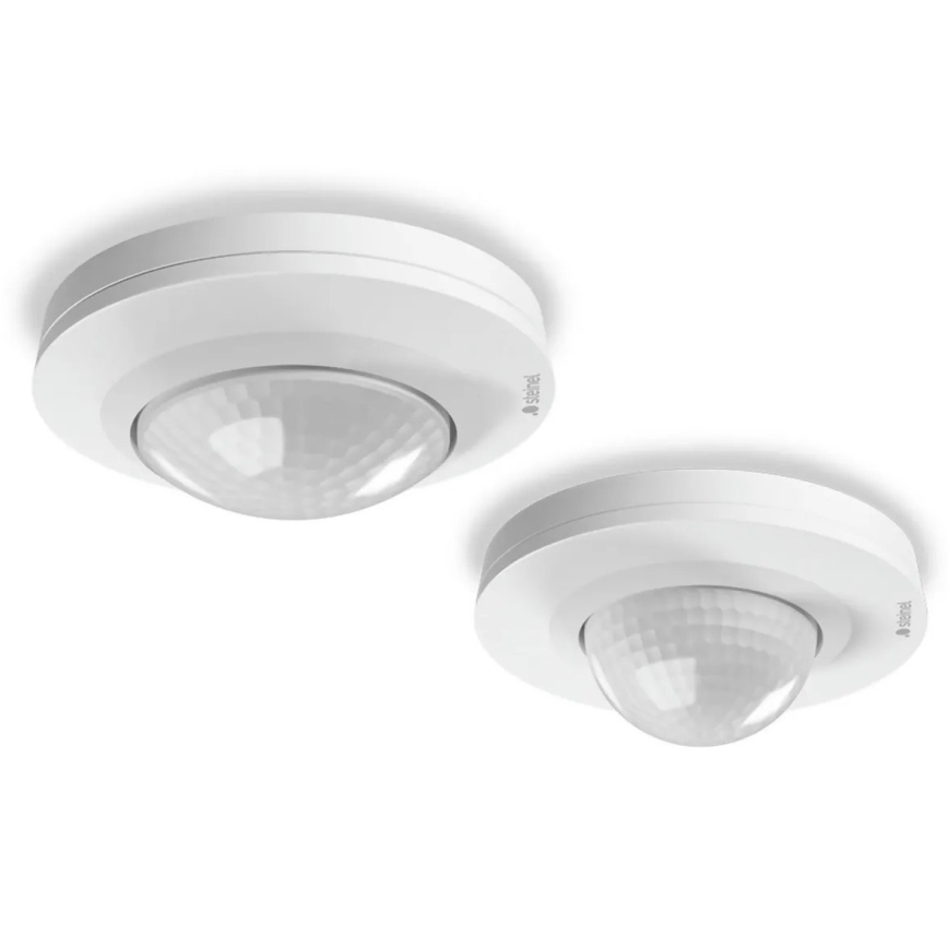 Steinel 087807 - Sensor de movimiento empotrable MD-8 ECO COM1 360° blanco
