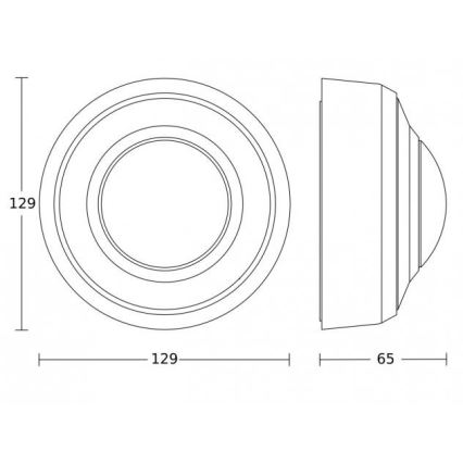 Steinel 087883 - Sensor de movimiento para exterior con un sensor de presencia PD-8 ECO COM1 360° IP54 negro