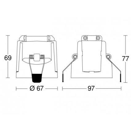 Steinel 088163 - Sensor de movimiento empotrable con un sensor de presencia PD-8 ECO DALI-2 360° negro
