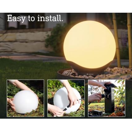 Steinel 089368 - Lámpara LED exterior RGBW con sensor LED/5,04W/24V 300 mm IP65