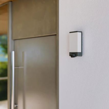 Steinel 094263 - Lámpara para número de casa con sensor 1xE27/15W/230V L 14 S IP44