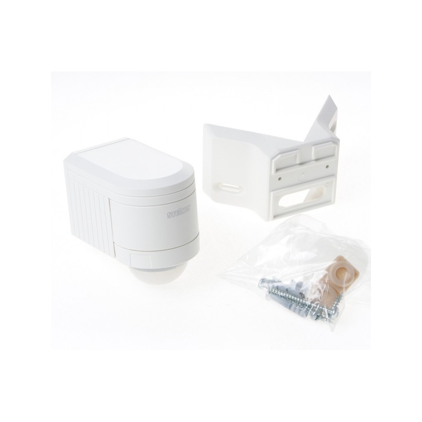 STEINEL 602819 - Sensor de pared infrarrojos exterior IS240 blanco IP54