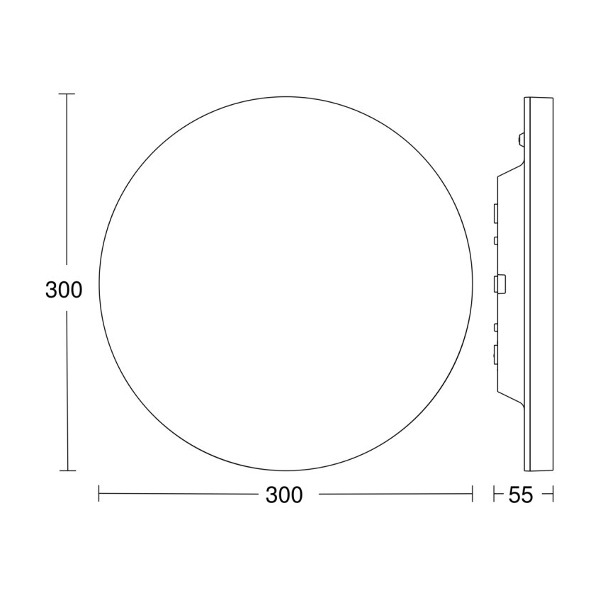 Steinel 067816 - Plafón LED regulable con sensor RS PRO R10 BASIC SC LED/8,5W/230V 3000K IP40