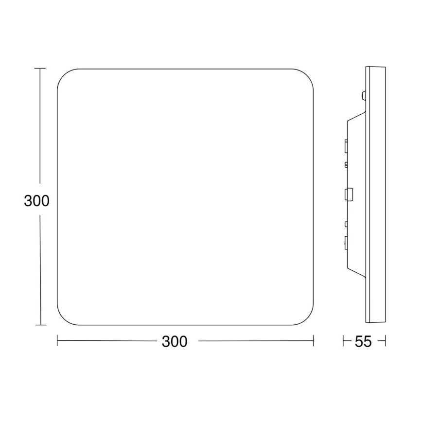 Steinel 067748 - Plafón LED regulable con sensor RS PRO R20 PLUS 15,86W/230V IP40 3000K