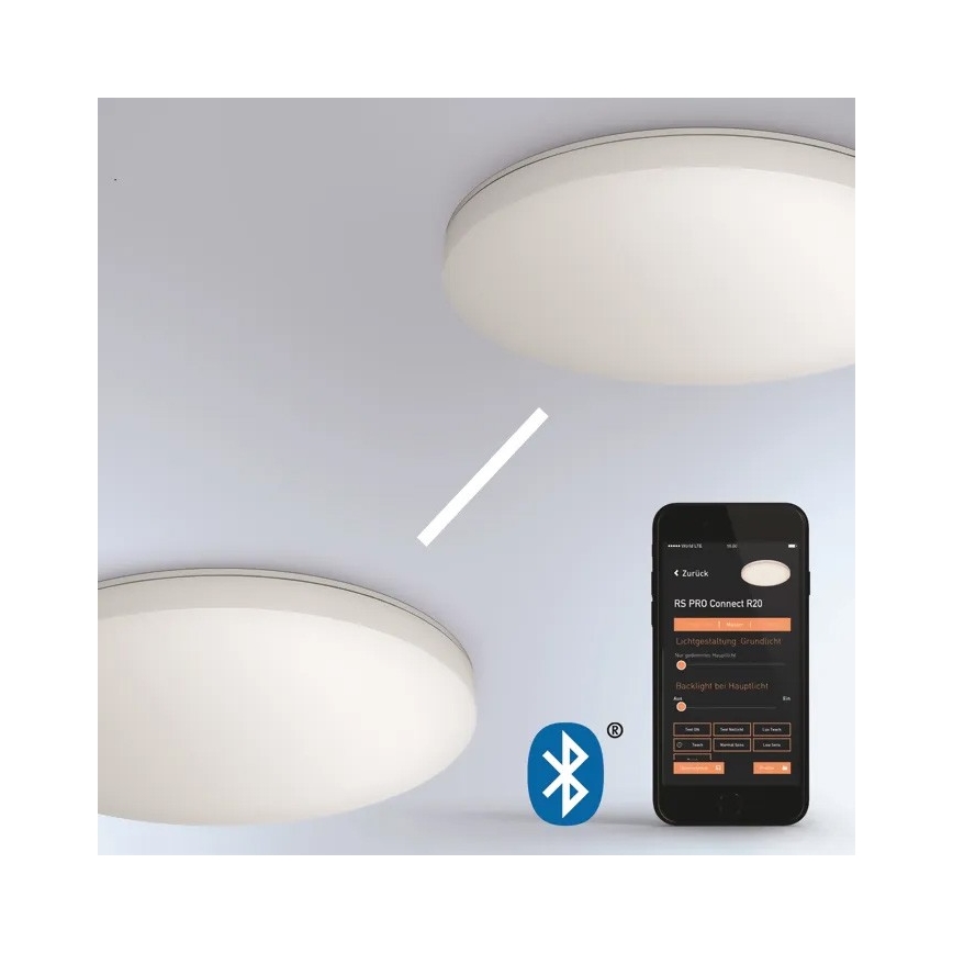 Steinel 067755 - Plafón LED Regulable con sensor RS PRO R20 PLUS 15.86W/230V IP40 3000K