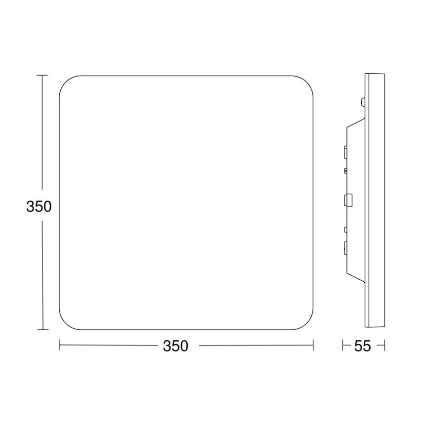 Steinel 067786 - Plafón LED regulable con sensor RS PRO R30 Q plus SC 23,9W/230V 3000K IP40