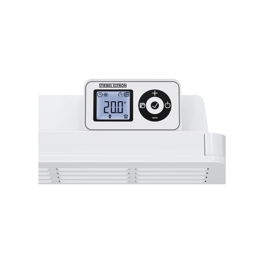 Stiebel Eltron - Convector de pared con pantalla LCD y termostato electrónico 750W/230V IP24