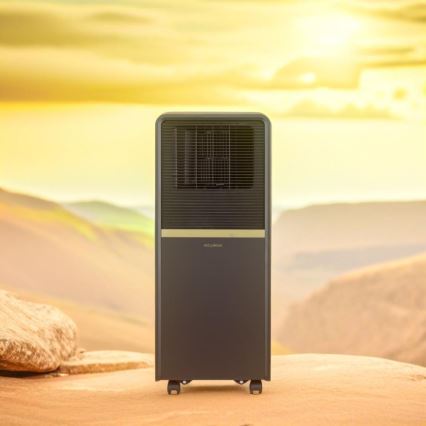 Stylies - Aire acondicionado portátil POLARIX 1000W/230V 9000 BTU negro + mando a distancia