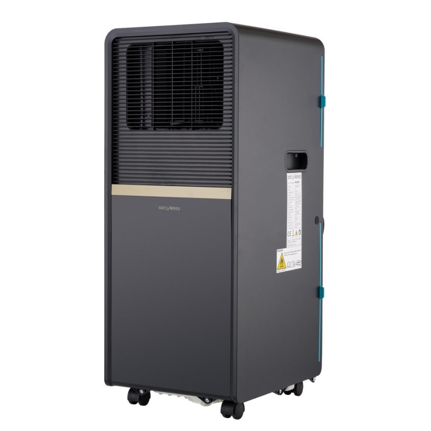 Stylies - Aire acondicionado portátil POLARIX 1000W/230V 9000 BTU negro + mando a distancia