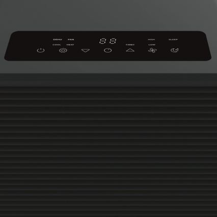 Stylies - Aire acondicionado portátil POLARIX 1000W/230V 9000 BTU negro + mando a distancia