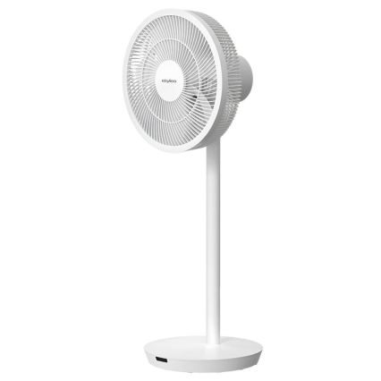 Stylies - Ventilador de pie ANTILA 25W/230V 88 cm blanco + mando a distancia