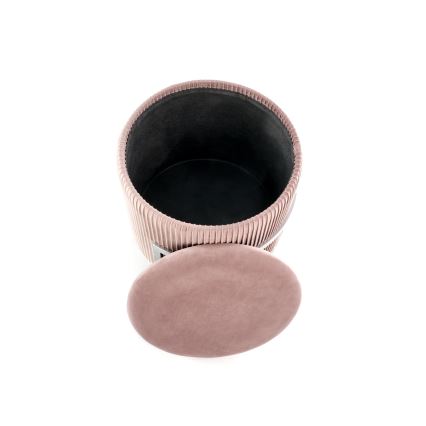 Taburete CRICKET Ø 40 cm rosa