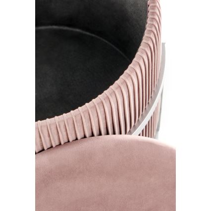 Taburete CRICKET Ø 40 cm rosa