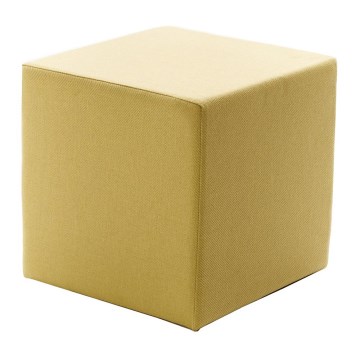 Taburete CUBI 40x40 cm amarillo
