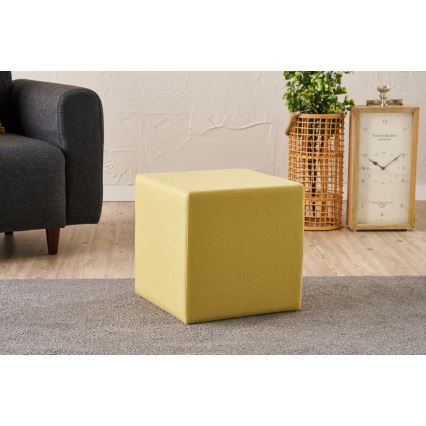 Taburete CUBI 40x40 cm amarillo