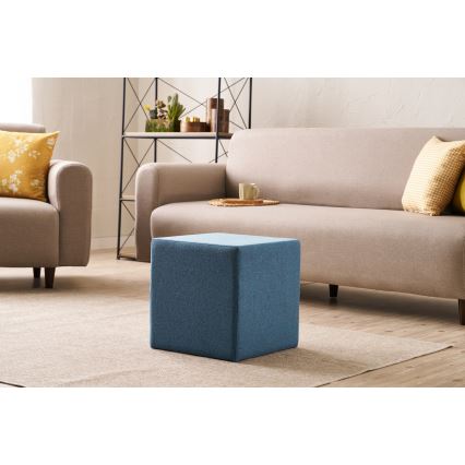 Taburete CUBI 40x40 cm azul