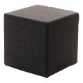 Taburete CUBI 40x40 cm marrón oscuro