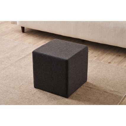 Taburete CUBI 40x40 cm marrón oscuro