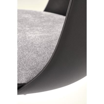 Taburete de bar RENO negro/gris
