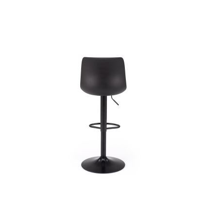 Taburete de bar RENO negro/gris