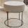 Taburete JAVI Ø 40 cm crema