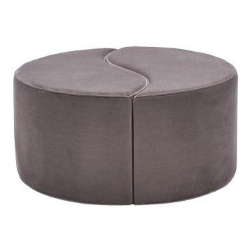 Taburete JING Ø 80 cm, marrón